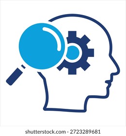 Personality Flat Blue Icon Style