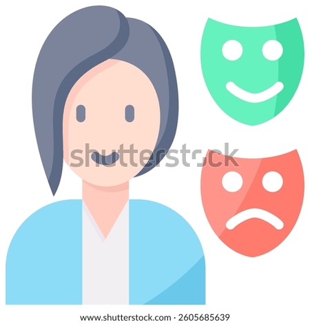 Personality Icon Element For Design