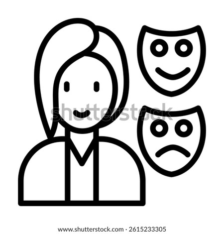 Personality Icon Element For Design