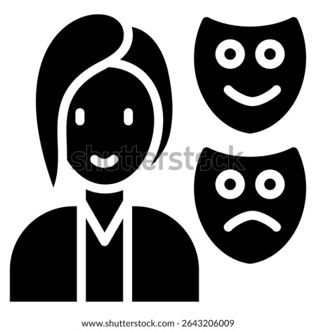 Personality Icon Element For Design