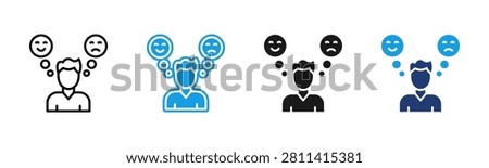 Personality icon multiple style collection