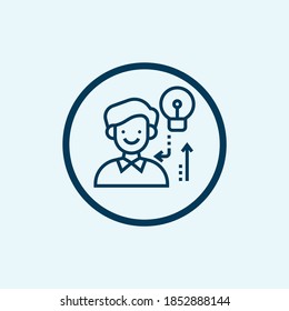 Personality icon. Simple element from psychology collection. Creative Personality icon for web design, templates, infographics and more