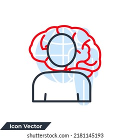 personality improvement icon logo vector illustration. ability symbol template for graphic and web design collection