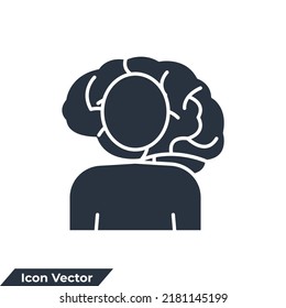 personality improvement icon logo vector illustration. ability symbol template for graphic and web design collection