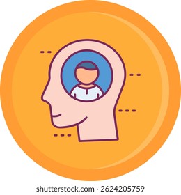 Personalidade Linha vetor Ícone Design