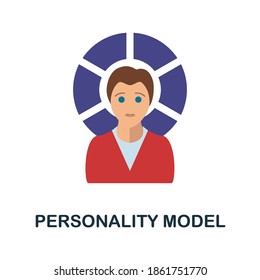 Icono de Modelo de personalidad. Elemento sencillo de la colección de personalidad. Icono de Modelo de Personalidad Creativa para diseño web, plantillas, infografías y más