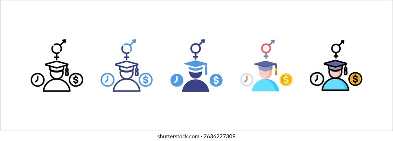 Personality Multi Style Icon Set