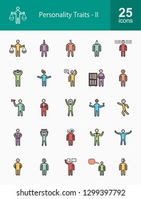 Personality Traits Filled Icons