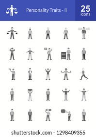 Personality Traits Flat Icons