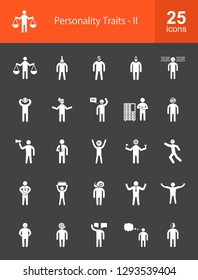 Personality Traits Glyph Icons