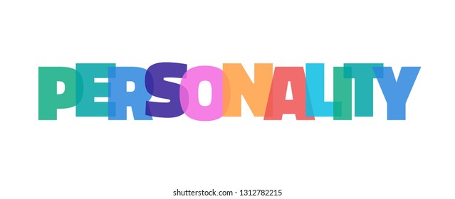 Personality Word Concept Personality On White Stock Vector (Royalty ...