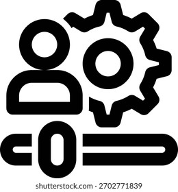 Personalization, Customize, Customization Outline Icon