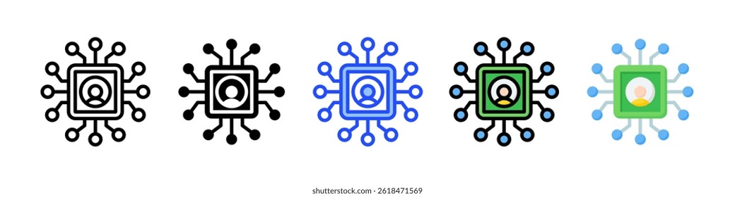 Personalization Icon Collection With Multiple Styles