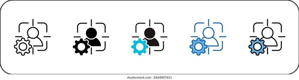 Icono de personalización Pack Ilustración Multistyle