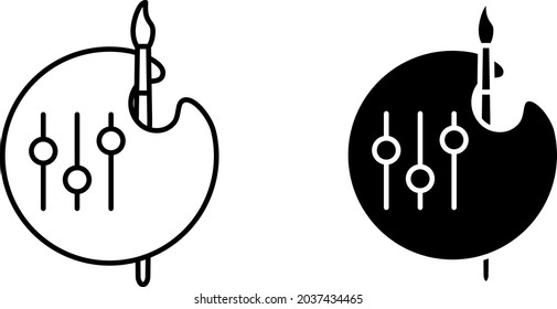 Personalize icon , Vector illustration