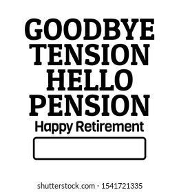 Personalize retirement gifts for dad - Goodbye Tension Hello Pension