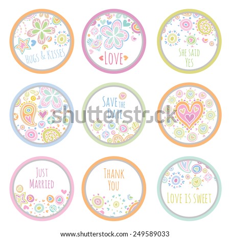 Personalized Candy Sticker Labels - perfect addition to wedding or party favors