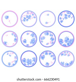 Personalized Candy Sticker Labels with sakura big set - perfect addition to wedding or party favors