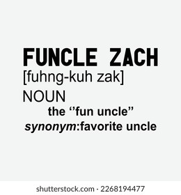 Personalized Funcle Fun Uncle Favorite Uncle Definition