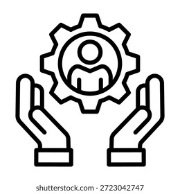 Ilustración vectorial de estilo de línea de ícono personalizado