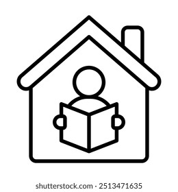 Symbolzeile für personalisiertes Lernen, Vektorgrafik