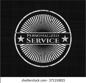 Personalized Service chalk emblem