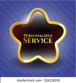 Personalized Service gold badge
