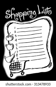 Personalized shopping list