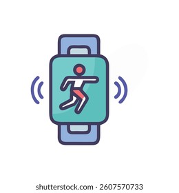 Personalized Workout Sensor for Gym Training. Design of Fitness and Gym Icons.
