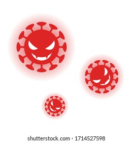 Personification Virus - Simple Cartoonish Clip Art