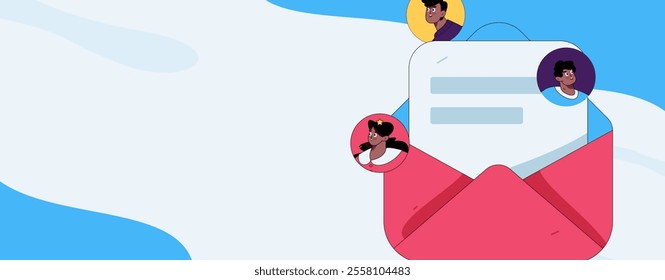 Personnel doing job interview flat vector concept operation hand drawn illustration
