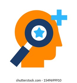 Personnel selection and recruitment flat vector icon. Headhunting, talent search color pictogram