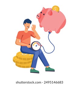 Personas que afrontan diversas situaciones de inflación