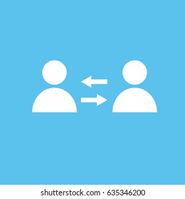 Persons exchange, connection scheme