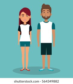 persons group avatars characters