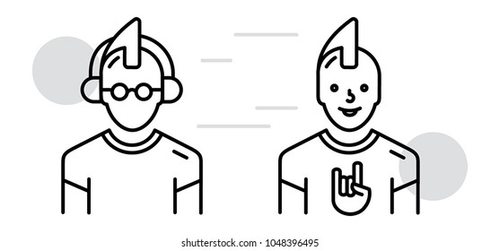 Persons symbol for your infographics web site design, logo, app, UI. Vector illustration, EPS10