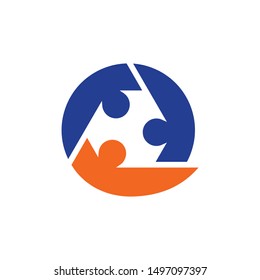 Persons Team Work Logo. Camera Shutter Symbol. Icon Vector Eps 10.
