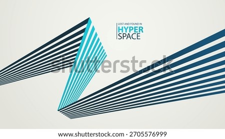 Perspective 3D lines in dynamic motion vector abstract background, optical illusion of speed and force, aggressive and insane wallpaper, modern graphics.