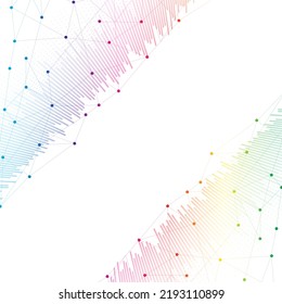 Perspective Abstract futuristic technology background. Abstract technology background Hi-tech communication concept. Technology background communication concept.