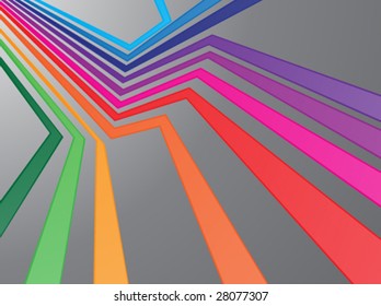 perspective colorful lines suitable for background
