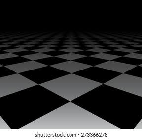 Perspective Dark Grid Checkered Surface Vector Stock Vector (Royalty ...