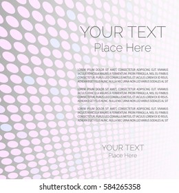  The perspective dots background. Grey abstract dotted vector background.
