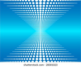 perspective dotted design