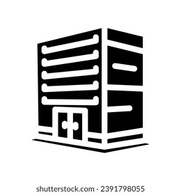 vector de icono de glifo de dibujante de arquitectura perspectiva. signo del borrador de la arquitectura de dibujo de perspectiva. ilustración de símbolo aislado
