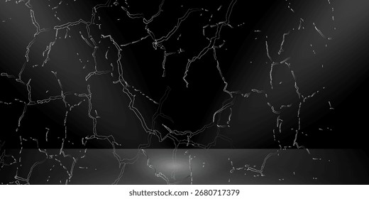 perspektivische Bodenhintergrund schwarzes Zimmer Studio mit grauem Farbverlauf Scheinwerfer Hintergrund Hintergrund für die Anzeige Ihres Produkts oder Kunstwerk