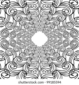 perspective  floral frame