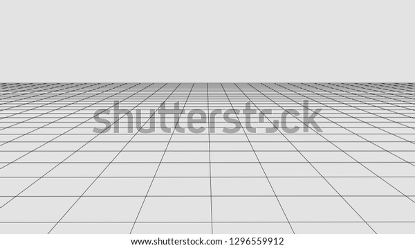 Perspective grid\
background. Abstract vector wireframe landscape. Abstract mesh\
background. Vector\
illustration.
