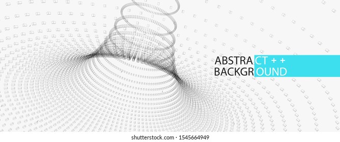 Perspective grid background. Technology(science) style. Vector Illustration.