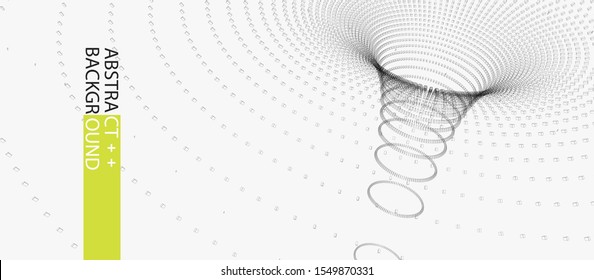 Perspective grid background. Technology(science) style. Vector Illustration.