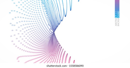 Perspective grid background. Technology(science) style. Vector Illustration.
